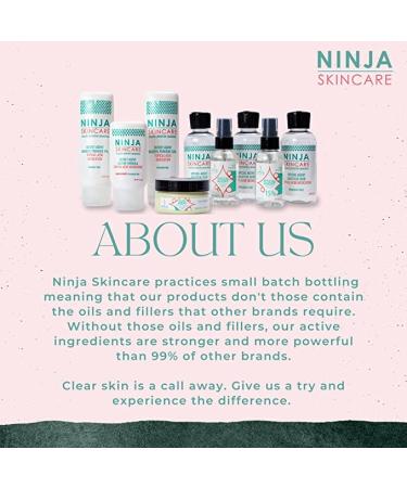 Ninja Face Cleanser for Women & Men Revolutionary Salicylic Acid Face Cleanser Sulphur and Paraben Free Restore PH Non-Irritating Ingredients 5.5 OZ - Buy Online on GoSupps.com