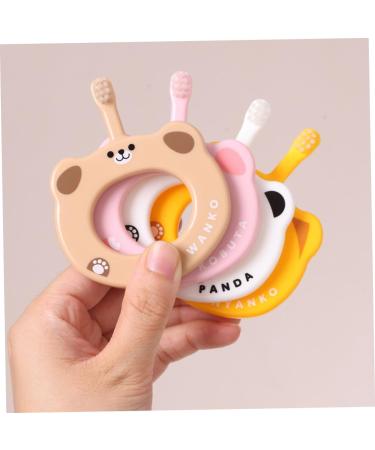 Collbath 2-Stick Toothbrush for Newborns - Soft Bristles & Tongue Cleaner | Eco-Friendly Anti-Drop Baby Toothbrush - Buy Online on GoSupps.com