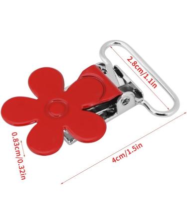 Buy Mwrode 10-Piece Mini Pantyhide Brackets - Plum Shape Braces Carrier Pressure Buttons for DIY Pacifier Holders - Buy Online on GoSupps.com