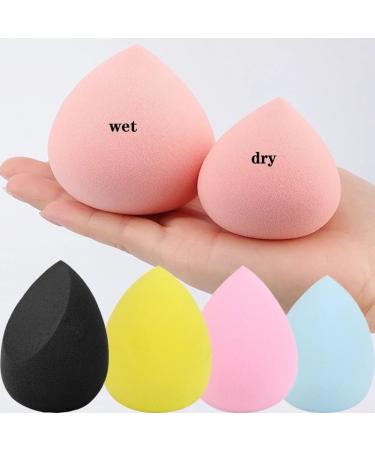 Soft And Elastic Color Cosmetics Egg Vibrant Make Up Sponge Achieve Seamless Makeup Looks Effortlessly(Rose C) - Buy Online on GoSupps.com
