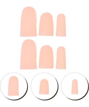 Minkissy Valgus Guards Spacers Orthotic Feet Cushion Protectors - 8 Pairs, Silicone with Breathable Holes, Toe Separators, Thumb Protector - 6x3cm - Buy Online on GoSupps.com