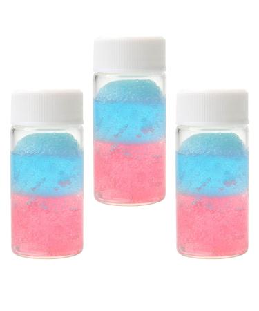 KALLORY Eyelash Extension Supplies 3Pcs Lash Extension Tweezers Cleaner  Liquid Adhesive Remover with Sponge Eyelash Tweezers Cleaning Tool Lash Extension Supplies