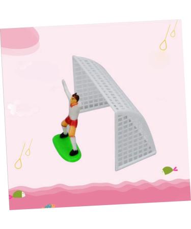 COLLBATH 8pcs First Pastel Party Decorations Soccer Cake Topper Flag Football Ornament Cocktail Picks Capacillos Para Cupcake Cake Decorating Figurine Soft Birthday Party Supplies - Buy Online on GoSupps.com