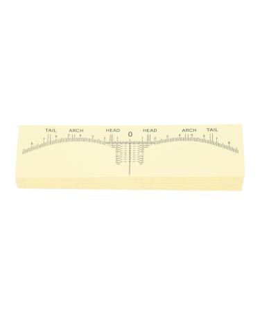 Eyebrow Ruler 100 Pieces Eyebrow Ruler Sticker Perfect Fit Disposable for Design