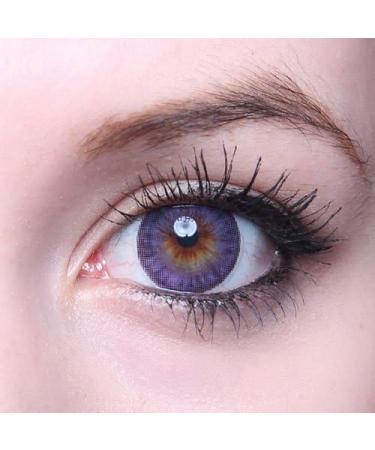 Shop Matlens Purple Violet Extra Big Eyes Circle Lenses - WAN-A81 | 2 Lentils + Care Products | 4.75 Dioptries 8.7mm - International Shipping Available - Buy Online on GoSupps.com
