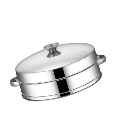 Alipis 1 Set Steamer Stainless Steel Cookware Dumpling Stainless Steel Steam Basket Vegetable Accessories