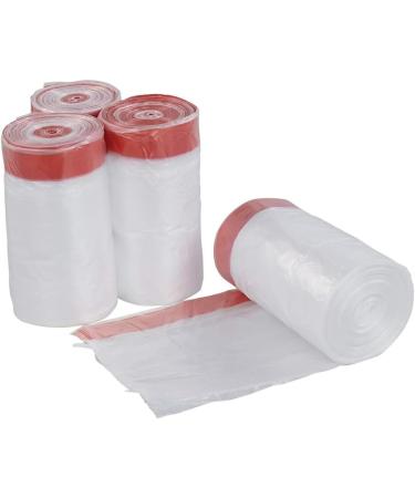 EudokkyNA 3 Gallon Drawstring Garbage Bags Clear Kitchen Trash Bag 220 Bags/4 Rolls - Buy Online on GoSupps.com