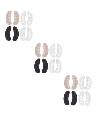 Gatuida 12 Pairs Anti-wear Stickers for High Heels Clear Shoes Heels Foot Pads for High Heels High Heels Comfort Pads Sandals Women Heels Transparent Shoes for Women Women's Loose Mat