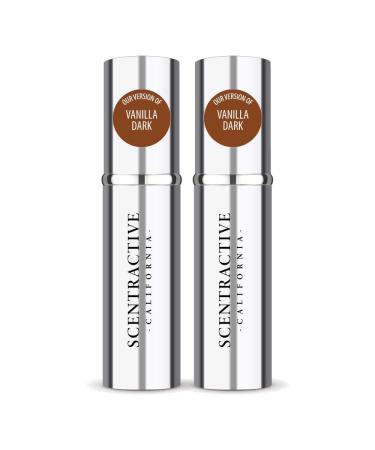 CA Perfume Impression of Emra Vanilla Dark For Women & Men Fragrance Concentrated Long Lasting Eau de Parfum Spray Refillable Glass Atomizer Bottle 0.17 Fl Oz/5ml-X2 EMRA VANILLA DARK 0.17 Fl Oz X 2