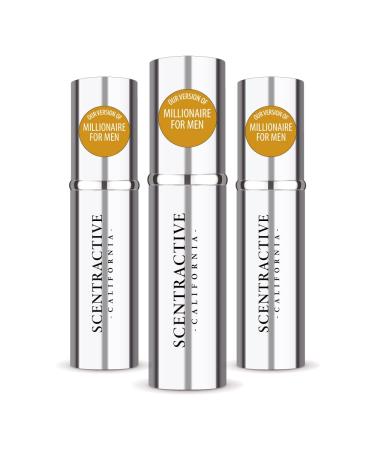 CA Perfume Impression of Paco R. Millionaire For Men Replica Version Fragrance Dupes Concentrated Long Lasting Eau de Parfum Spray Refillable Atomizer Bottle 0.17 Fl Oz/5ml-X3 PACO R. MILLIONAIRE IMPRESSION 0.51 Fl Oz (Pack of 1)