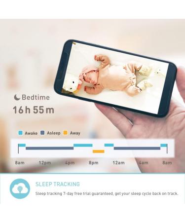 Lollipop Baby Monitor (Cotton Candy) - Contactless Breathing & Crying Monitoring - WiFi Smart AI Camera - Buy Online on GoSupps.com
