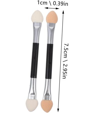 WOONEKY 30pcs Eye Shadow Stick Lipstick Applicator Sponge Eyeshadow Makeup Lip Gloss Make up Brush Aluminum - Buy Online on GoSupps.com
