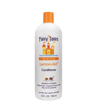 Fairy Tales Swimmer Conditioner for Kids - 32 oz | Made with Natural Ingredients in the USA | Replenish and Restore from Chlorine and Salt Damage | No Parabens, Sulfates, or Synthetic dyes