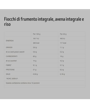  Italian Gourmet E.R. Misura Cereali Whole Wheat Protein Rice and Oats High in Protein and Fibre 320g + Italian Gourmet Polpa 400g - Buy Online on GoSupps.com