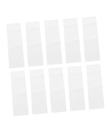 Ipetboom 50 Sheets Highlight Stickers Hair Dye Paper Hair Coloring Hair Dye Tools Foam Hair Dye Hair Dying Paper Bubble Hair Dye Hair Dye Foam Hair Salon Supplies White