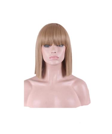 Wig Women Short Bob Gold Synthetic Long Cosplay Straight Curly Party Women Brazilian Hair 50s 60s 70s 80s