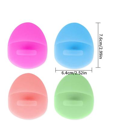 Silicone Face Cleansing Brush Massager - Exfoliator Scrubber Tool in Sky Blue | Manual Face Washing Solution - Buy Online on GoSupps.com