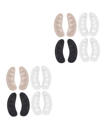 Gatuida 8 Pairs Anti-wear Stickers for High Heels Boots Metatarsal Pad Sling Shoe Grip Women Sandals Heels Heel Grips for Womens Shoes That are Too Big Clear Heels Non-Slip Liner Miss
