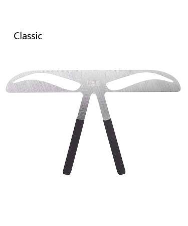 Golden Ratio Eyebrow Template - Stainless Steel Eyebrow Stencil with Three-Point Positioning for Perfect Semi-Permanent Shaping - Buy Online on GoSupps.com