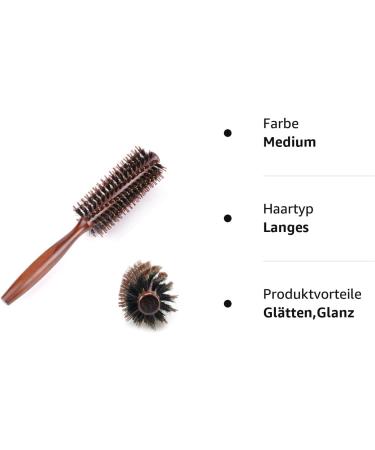 Round Blow-Drying Brush for Short to Medium Hair | Styling Brush with Nylon Bristles - International Shipping Available - Buy Online on GoSupps.com