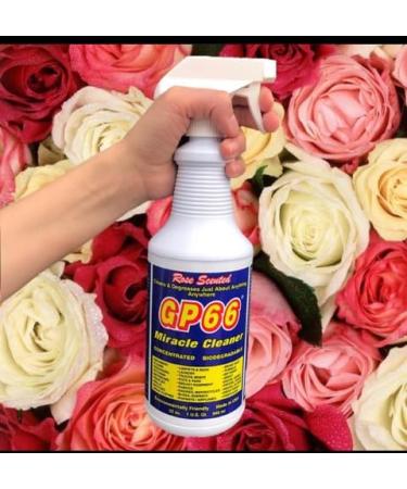 GP66 Green Miracle Cleaner Rose Scented New from GP66 Supersize (1 32 oz.) All Purpose Cleaner Spray Kitchen Cleaner Bathroom Cleaner Degreaser and More