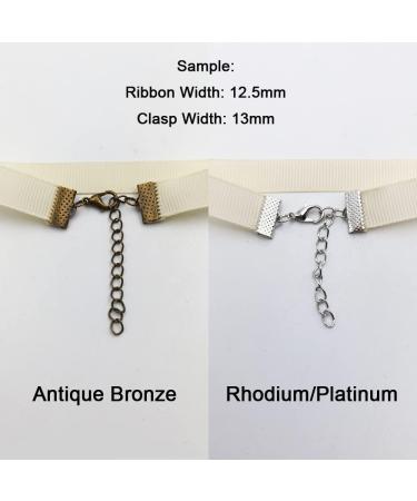 Inspirelle 100 Sets Bronze Ribbon Bracelet Making Kit with Lobster Clasps & Extenders - Buy Online on GoSupps.com