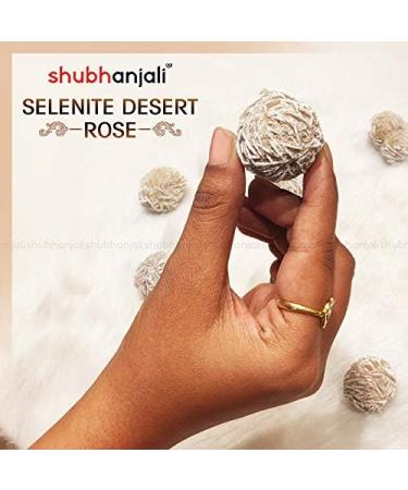 Mini Desert Rose Selenite Desert Rose Stone Crystal Selenite Desert Rose for Protection Prosperity and Purification Desert Rose Selenite Rough Stone Crystals (Small) Reiki Crystal Stone - Buy Online on GoSupps.com