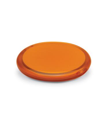 eBuyGB Cosmetic Double Sided Magnifying Compact Vanity Make Up Mirror Orange Pocket Sized