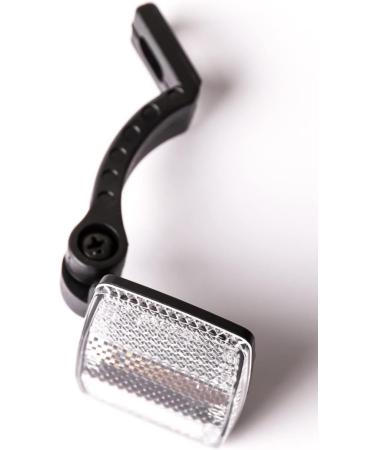 Buy Bicycle Reflector Cat Eye Front Spotlight - White Mount V-Brake | International Shipping Available - Buy Online on GoSupps.com