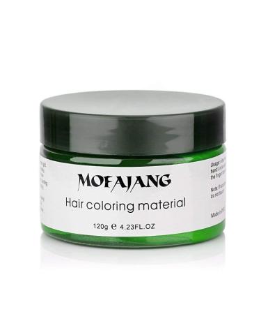 MOFAJANG Unisex Green Hair Wax Color Dye Styling Cream - Washable Temporary Pomade for Natural Hairstyles, Party & Cosplay - Buy Online on GoSupps.com