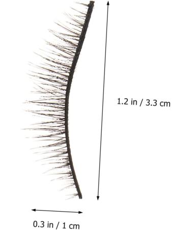 FRCOLOR 3 Pairs Short Eyelash Eyelashes Extension Fiber Makeup Eyelashes Artificial Eyelashes Wispy Eyelashes Women Lashes Thick Eyelash 6d Accessories Artificial Fiber Cross - Buy Online on GoSupps.com