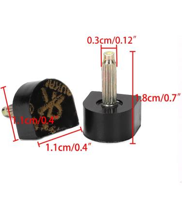 uxcell High Heel Tips for Women - 10pcs Stiletto Lift 1.1x1.1x1.8cm Black - Perfect Shoe Repair Solution - Buy Online on GoSupps.com