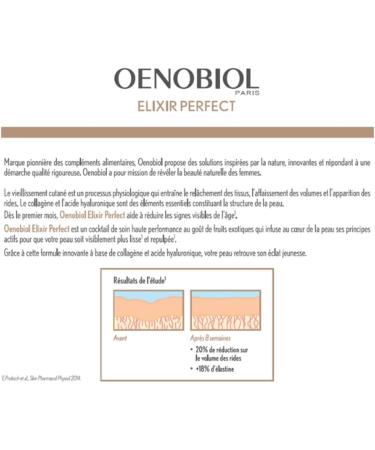 Oenobiol Elixir Perfect Anti-aging All skin types 30 Sticks 1 month program - Buy Online on GoSupps.com