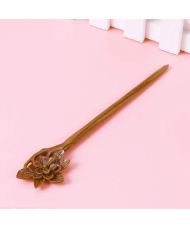 FRCOLOR Wooden Hair Stick Vintage Carved Chinese Hair Chopsticks for Buns Retro Handmade Hair Pin Hair Accessories for Women Long Hair Random Color - Buy Online on GoSupps.com