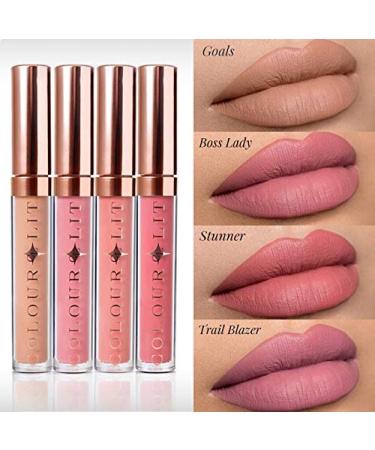 Colourlit Liquid Matte Lipstick - Smudge Proof, Matte Finish, Long Lasting (Boss Lady) - Buy Online on GoSupps.com
