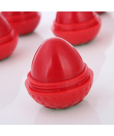  Fictory 24 Pieces Lip Balm Strawberry Shaped Lip Balm for Women Girls Moisturizing Plant Extracts Lip Butter Packed in Makeup Box - Buy Online on GoSupps.com