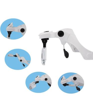 BUYGOO Magnifying Glasses with Light Head Mount Magnifier Lunette Loupe Avec Lumiere 2 LED Magnifying Glasses Headset Additional Headstrap for Close Work Jewelry Work Watch Repair Reading Aid - Buy Online on GoSupps.com
