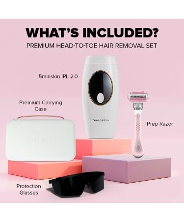 5minskin Hair Laser Removal Handset 2.0 - At-Home All-Natural Skincare for Radiant Skin - Cruelty-Free International Shipping - Buy Online on GoSupps.com