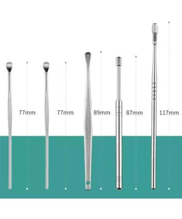Ear Wax Cleaning Tools Children Adult Ear Cleaner Ear Cleaning Kit Ear Pick Ear Wax Remover Ear Spoon Curette Ear Cleaner - Buy Online on GoSupps.com