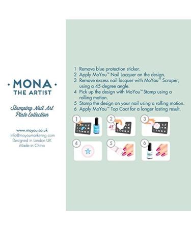 MoYou-London Stencil The Artist Collection 09 - International Shipping | Unique Nail Art Designs - Buy Online on GoSupps.com