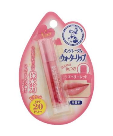 Japan Health and Personal Care - Mentholatum water lip raspberry Red 4.5gAF27