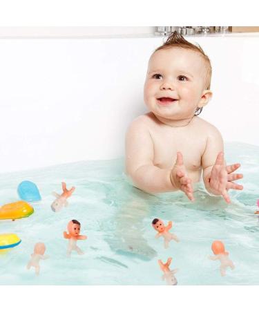 YiliYa Mini Plastic Babies - 100pcs Dolls for Baby Shower Favors Party Decorations & Bath Crafts - Buy Online on GoSupps.com