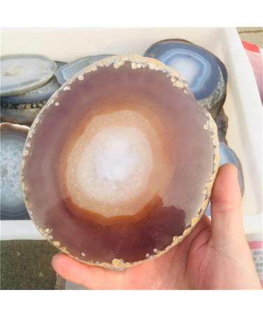 Gems for Decoration 500-600g Natural Rough Agateslice Raw 1pc Aura Crystal - Buy Online on GoSupps.com