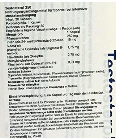  Megabol Megabol Testosterol 250 1 x 30 capsules - Buy Online on GoSupps.com