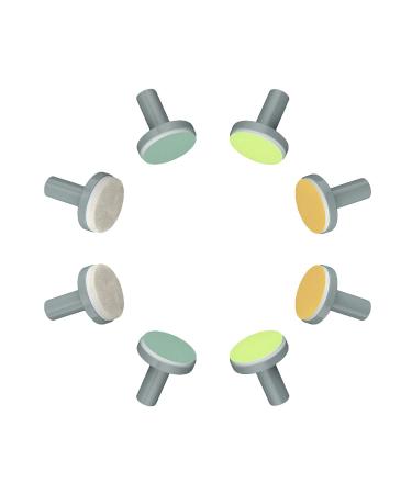 Replacement Head for Electric Baby Nail Files 8 PCS Replacement Grinding Heads Accessories for Standard Electric Baby Nail Clipper multicoloured