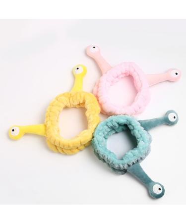 TQUXNGA Women Girls Wash Face Plush Headband Cartoon Snail Antenna Eyes Hair Band Turban - Buy Online on GoSupps.com
