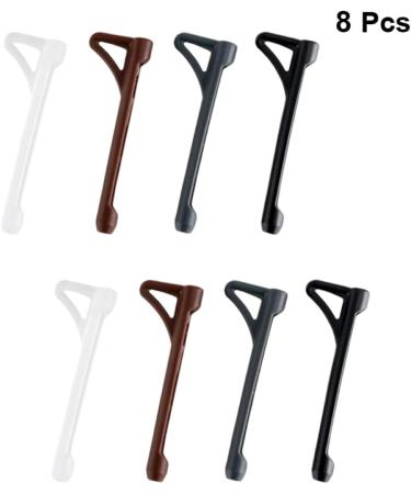 Lurrose Silicone Temple Tips - 4 Pairs Glasses Tube Holders & Ear Pads | Anti-Slip Glasses Band Holder for Comfort & Stability - Buy Online on GoSupps.com