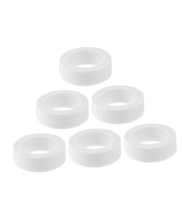 POPETPOP 6 Rolls Grafting Eyelash Tape Makeup Tape Lash Extension Tapes Lash Tapes for Women Tape for Lash Extension Women Lash Tape Eyelash Tape for Salon White Miss Non-woven Auxiliary
