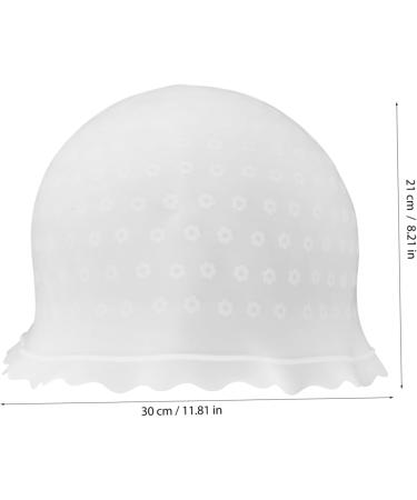 FRCOLOR caps salon hair cap hair highlighting hat silicone hair coloring hat silicone hair salon cap silicone highlight hat salon silicone cap hair highlight hat brighten dye Silica gel - Buy Online on GoSupps.com