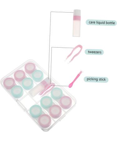 Healeved 4 Sets Eye Travel Mini-Soft Set - Portable Applicator Travel Kit and Stick-Eye Remover Container | Ideal for Home or On-the-Go - 16x10cm - Buy Online on GoSupps.com